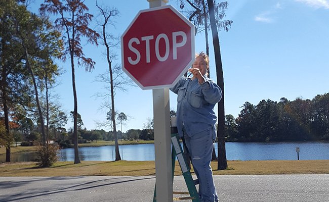 Sign Rehab and Cleaning